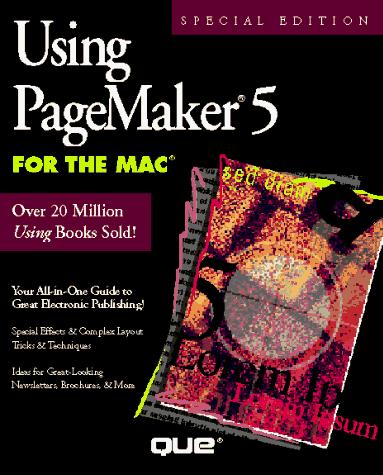 Cover for Using PageMaker 5 for the Mac