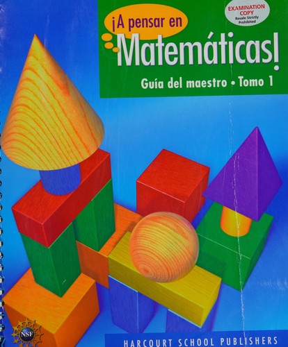 Cover for ¡A pensar en matemáticas!