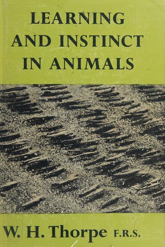 Cover for Learning and Instinct in Animals