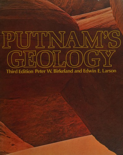 Cover for Putnam's Geology.