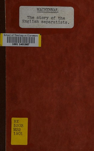 Cover for The story of the England separatists