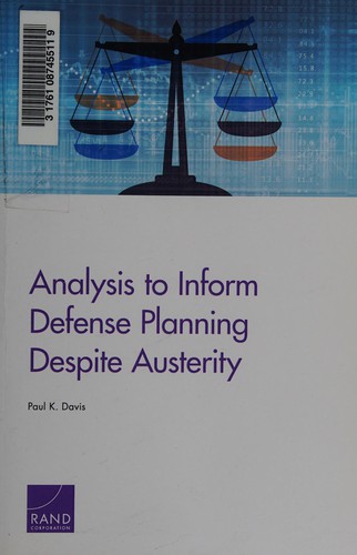 Cover for Analysis to inform defense planning despite austerity