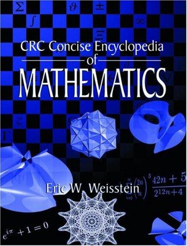Cover for CRC concise encyclopedia of mathematics