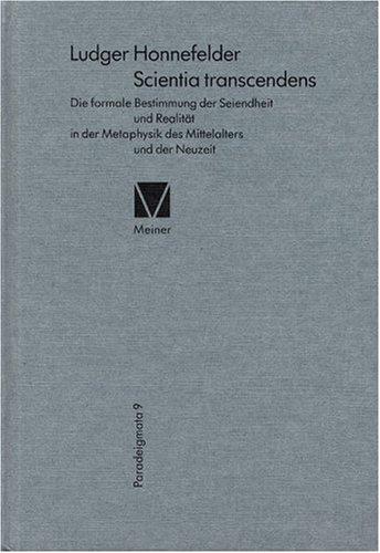 Cover for Scientia transcendens