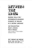 Cover for Between the lines