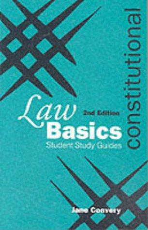 Cover for Constitutional Law (Green's Law Basics)
