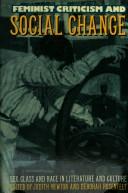 Cover for Feminist criticism and social change