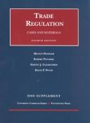 Cover for Supplement to Cases and Materials on Trade Regulation (University Casebook)