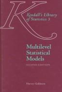 Cover for Multilevel statistical models