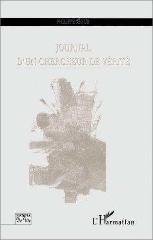 Cover for Journal d'un chercheur de vérité