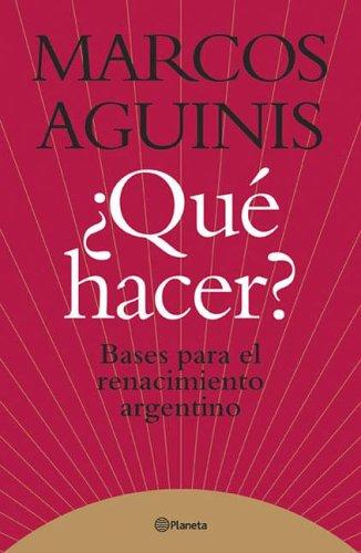 Cover for Que Hacer?