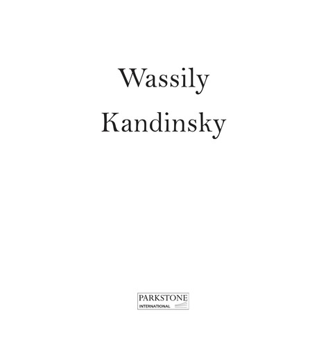 Cover for Wassily Kandinsky