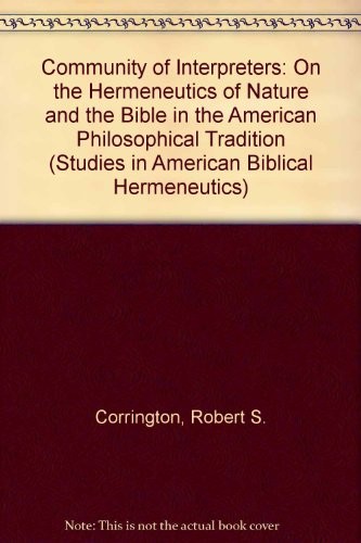 Cover for The community of interpreters