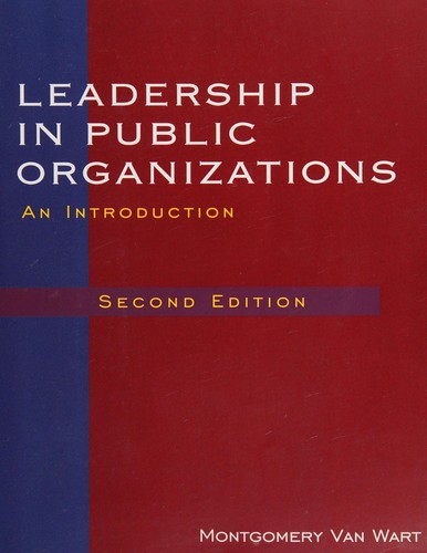 Cover for Leadership in public organizations