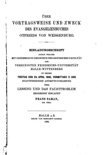Cover for Zu Otfried.