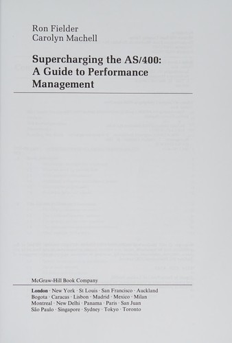 Cover for Supercharging the AS/400