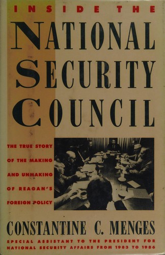 Cover for Inside the National Security Council