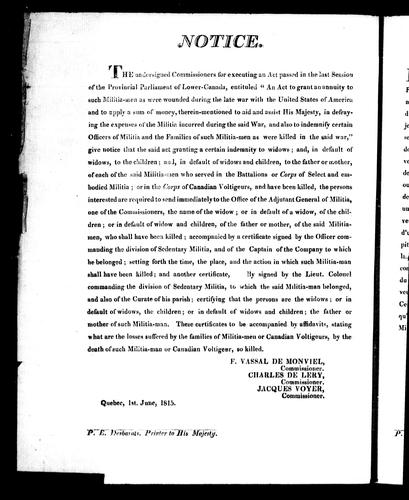 Cover for Notice