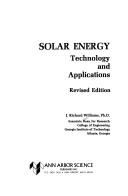 Cover for Solar energy: technology and applications