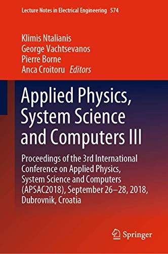 Cover for Applied Physics, System Science and Computers III