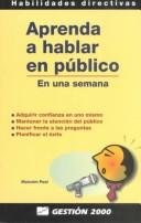 Cover for Aprenda a hablar en público