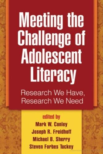 Cover for Meeting the challenge of adolescent literacy