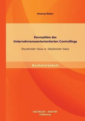 Cover for Kennzahlen Des Unternehmenswertorientierten Controllings