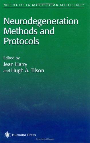Cover for Neurodegeneration methods and protocols