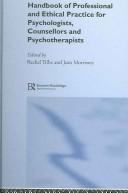 Cover for Handbook of professional and ethical practice for psychologists, counsellors, and psychotherapists