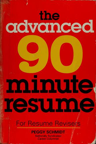 Cover for The advanced 90-minute resume
