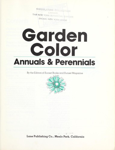 Cover for Garden color