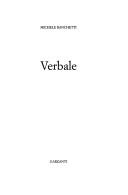 Cover for Verbale