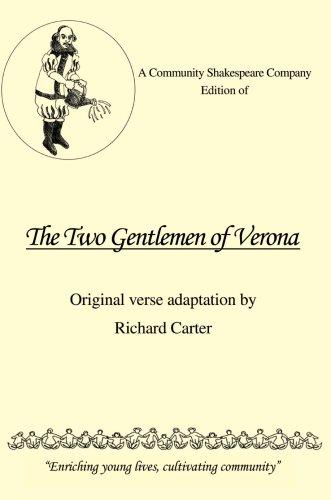 Cover for A Community Shakespeare Company Edition of THE TWO GENTLEMEN OF VERONA