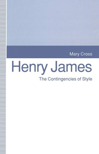 Cover for Henry James