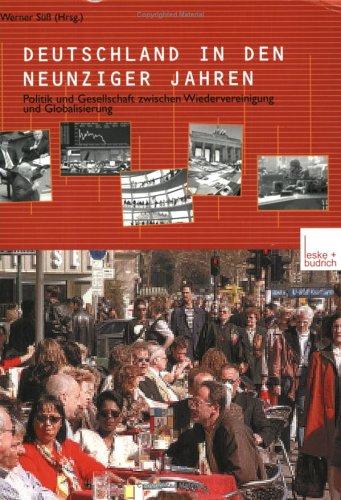 Cover for Deutschland in den neunziger Jahren