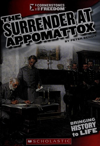 Cover for The surrender at Appomattox