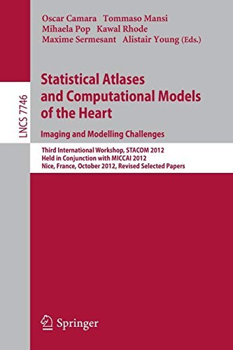 Cover for Statistical Atlases and Computational Models of the Heart