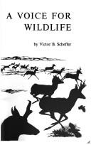 Cover for A voice for wildlife