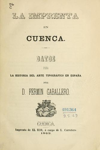 Cover for imprenta en Cuenca.