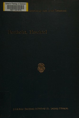 Cover for Das Buch Hesekiel