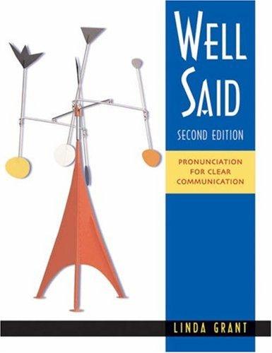 Cover for Well said