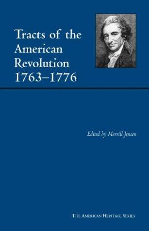 Cover for Tracts of the American Revolution, 1763-1776