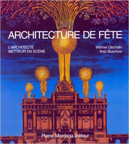 Cover for Architecture de fête
