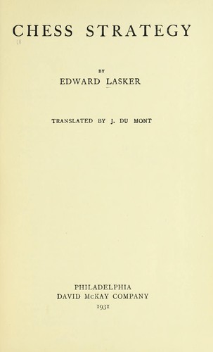 Cover for Chess strategy