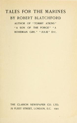 Cover for Tales for the marines
