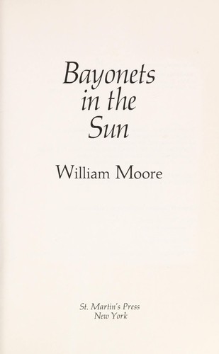 Cover for Bayonets in the sun