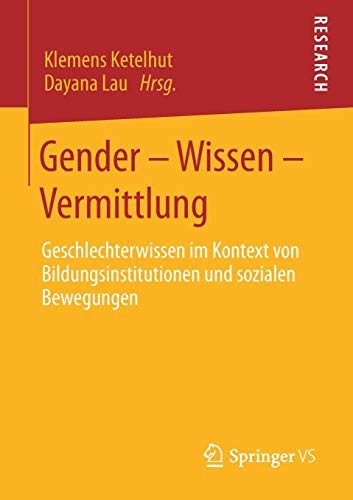 Cover for Gender – Wissen – Vermittlung