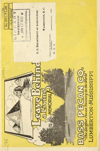Cover for Bass Pecan Co