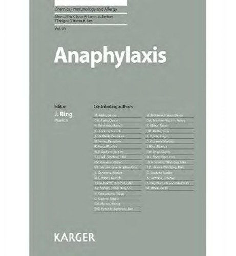 Cover for Anaphylaxis