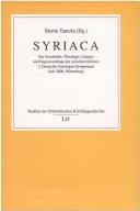 Cover for Syriaca